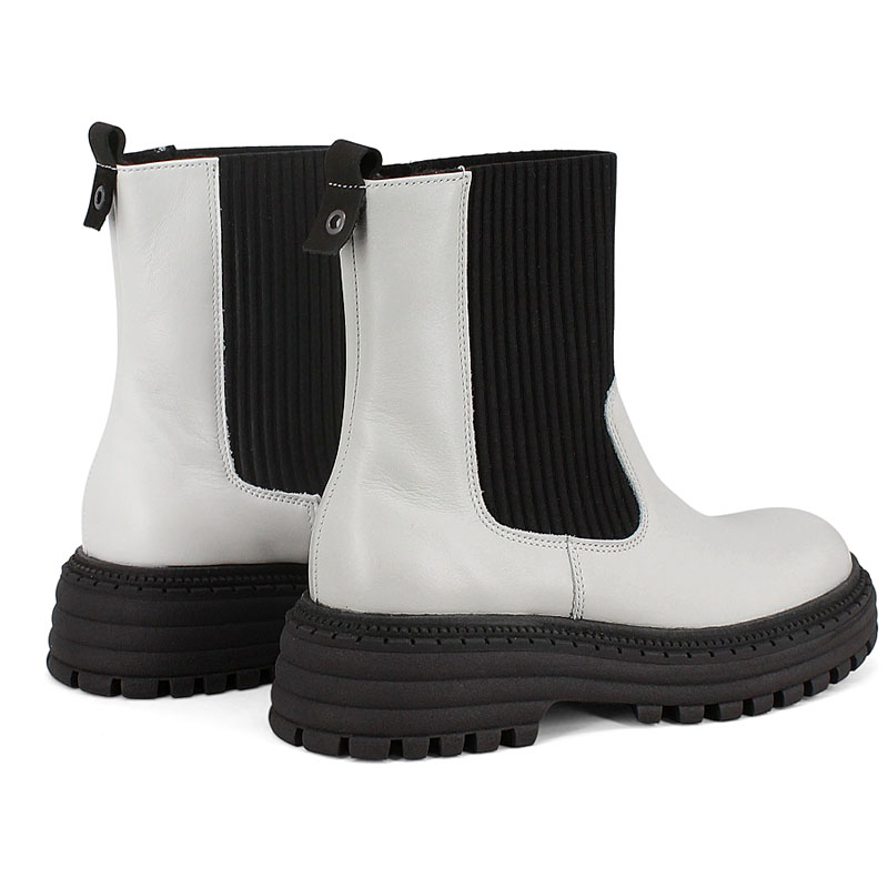 Полусапоги, артикул 2394, цвет светло-серый купить в интернет-магазине Shoeslel с доставкой по России