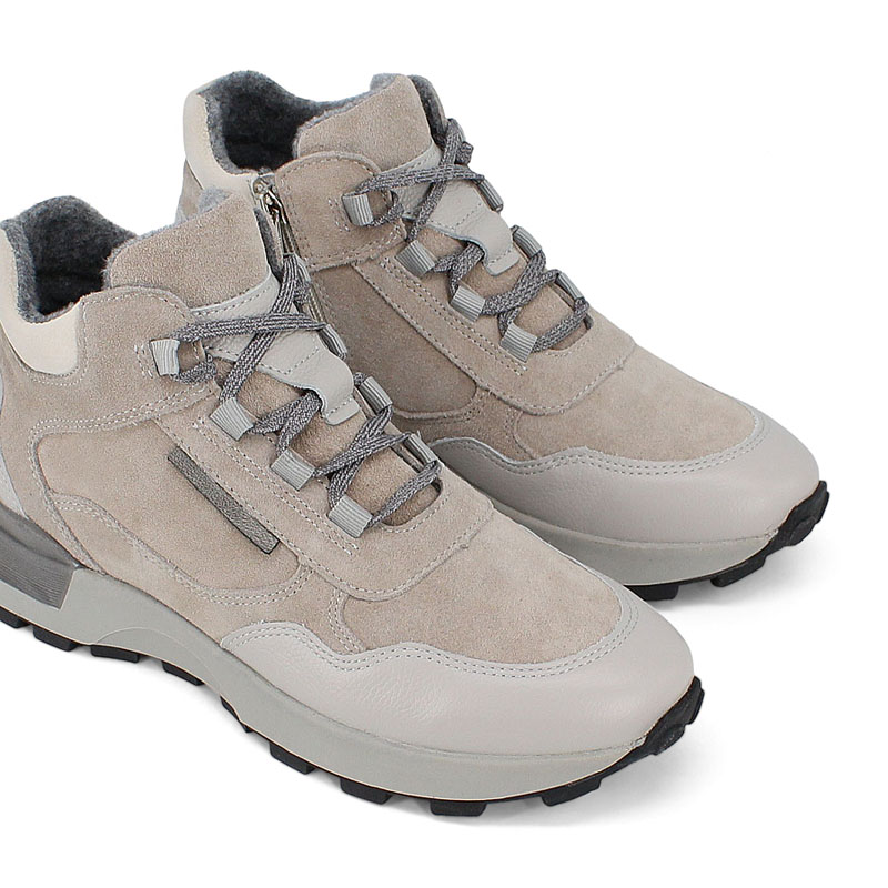 Ботинки, артикул 2398, цвет светло-серый купить в интернет-магазине Shoeslel с доставкой по России