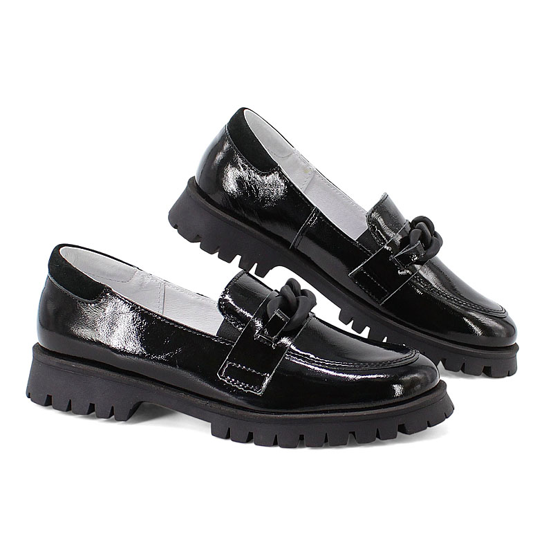 Туфли, артикул 2404, цвет черный купить в интернет-магазине Shoeslel с доставкой по России