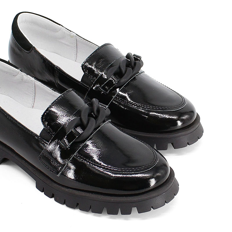 Туфли, артикул 2404, цвет черный купить в интернет-магазине Shoeslel с доставкой по России