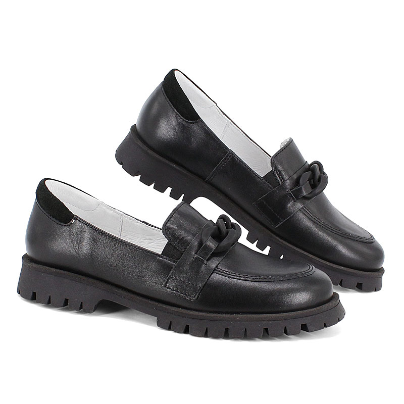 Туфли, артикул 2404, цвет черный купить в интернет-магазине Shoeslel с доставкой по России