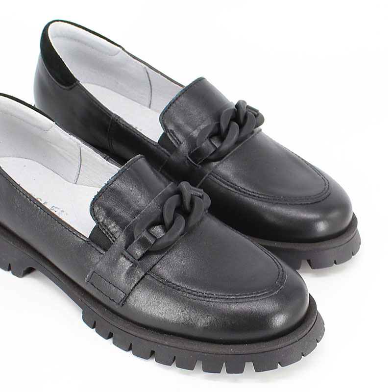 Туфли, артикул 2404, цвет черный купить в интернет-магазине Shoeslel с доставкой по России