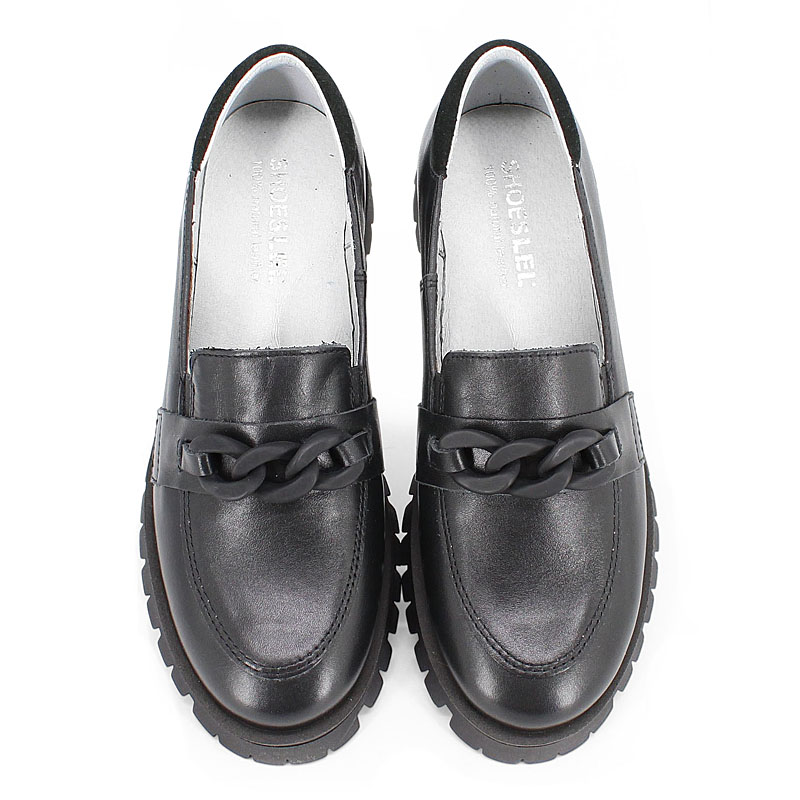 Туфли, артикул 2404, цвет черный купить в интернет-магазине Shoeslel с доставкой по России