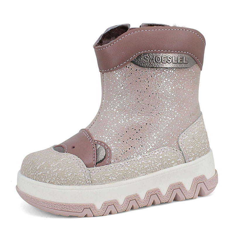 Сапоги малодетские, артикул 2410, цвет светло-бежевый купить в интернет-магазине Shoeslel с доставкой по России