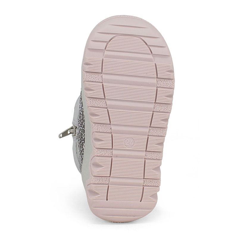 Сапоги малодетские, артикул 2410, цвет серебряный купить в интернет-магазине Shoeslel с доставкой по России