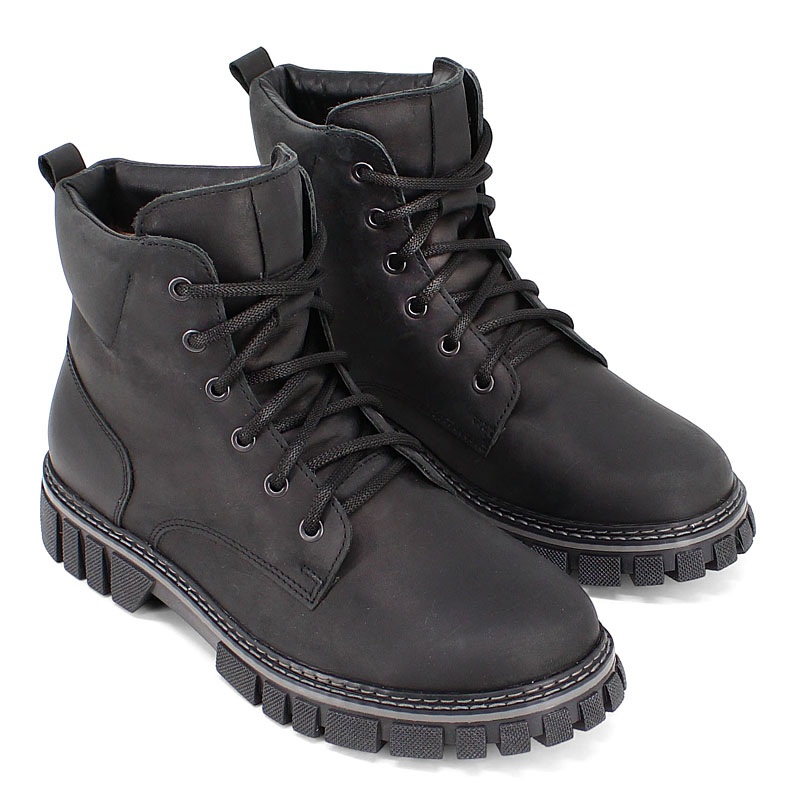 Ботинки, артикул 2415, цвет черный купить в интернет-магазине Shoeslel с доставкой по России