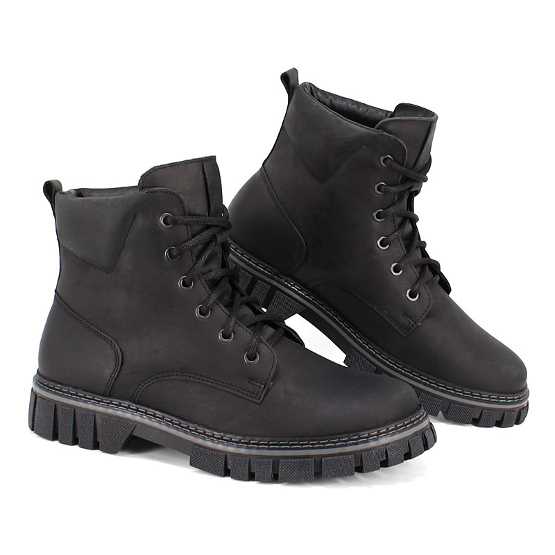 Ботинки, артикул 2415, цвет черный купить в интернет-магазине Shoeslel с доставкой по России