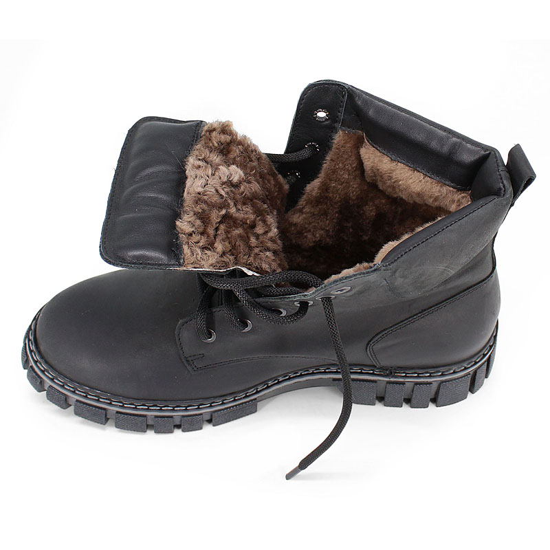 Ботинки, артикул 2415, цвет черный купить в интернет-магазине Shoeslel с доставкой по России