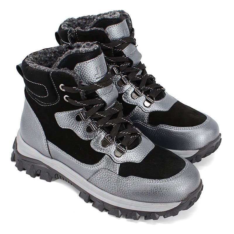 Ботинки, артикул 2417, цвет черный купить в интернет-магазине Shoeslel с доставкой по России