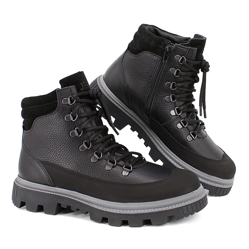 Ботинки, артикул 2420, цвет черный купить в интернет-магазине Shoeslel с доставкой по России