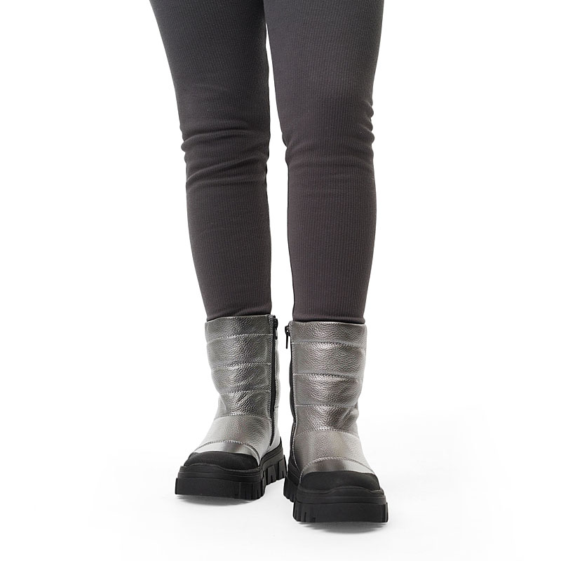 Сапоги, артикул 2422, цвет темно-сербряный купить в интернет-магазине Shoeslel с доставкой по России