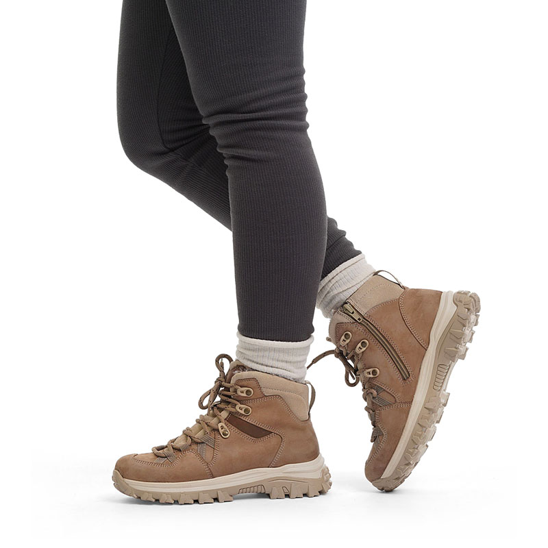 Ботинки, артикул 2429, цвет бежевый купить в интернет-магазине Shoeslel с доставкой по России