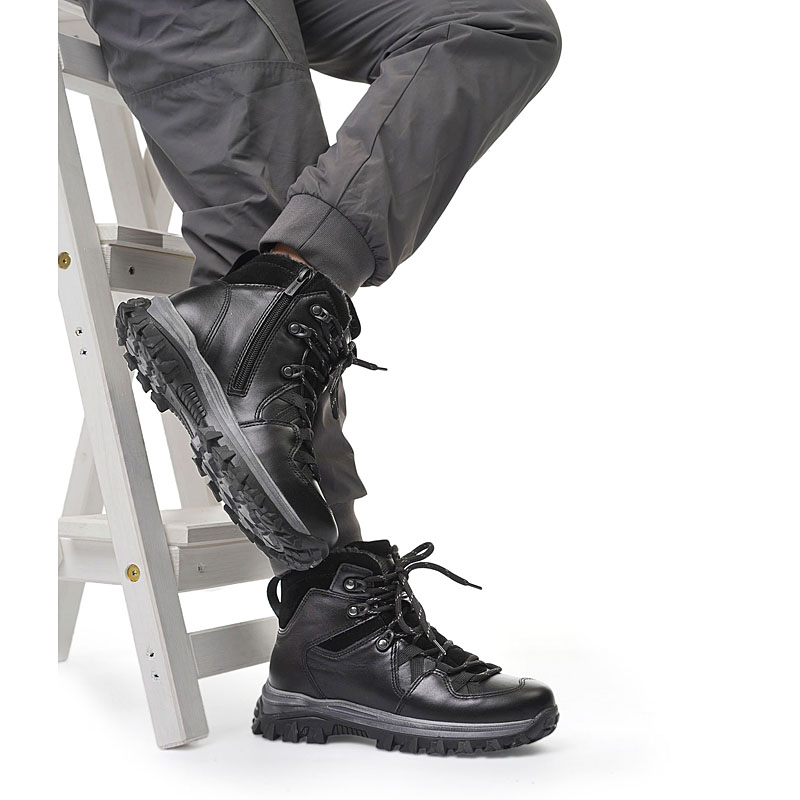 Ботинки, артикул 2429, цвет черный купить в интернет-магазине Shoeslel с доставкой по России