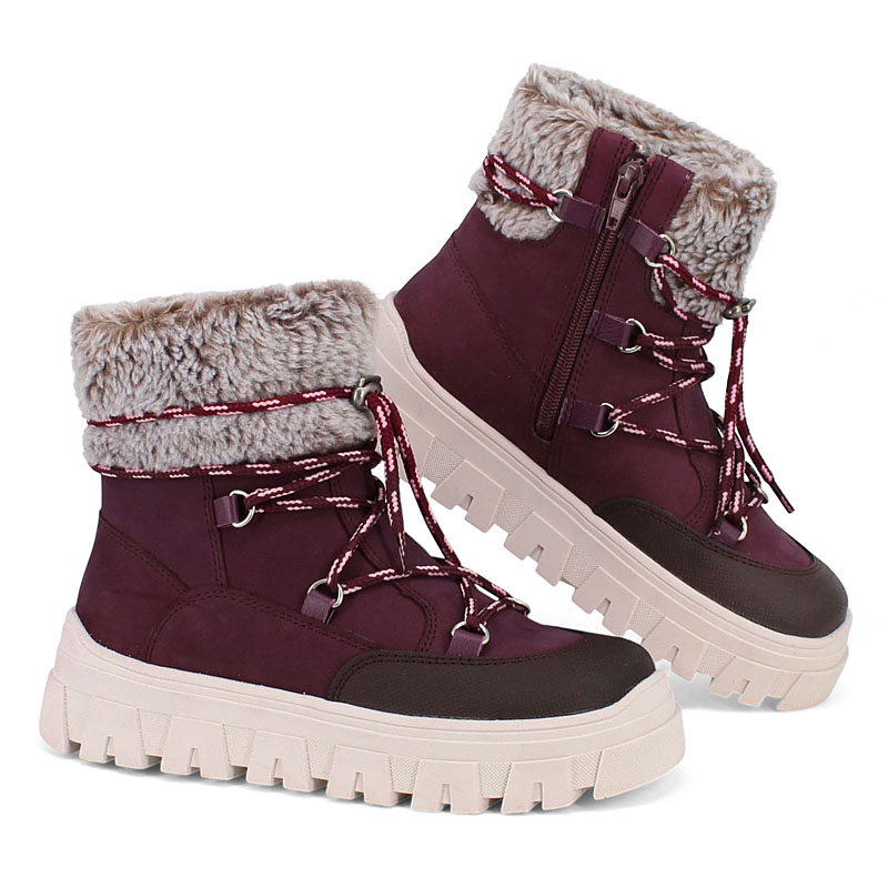 Ботинки, артикул 2438, цвет фиолетовый купить в интернет-магазине Shoeslel с доставкой по России