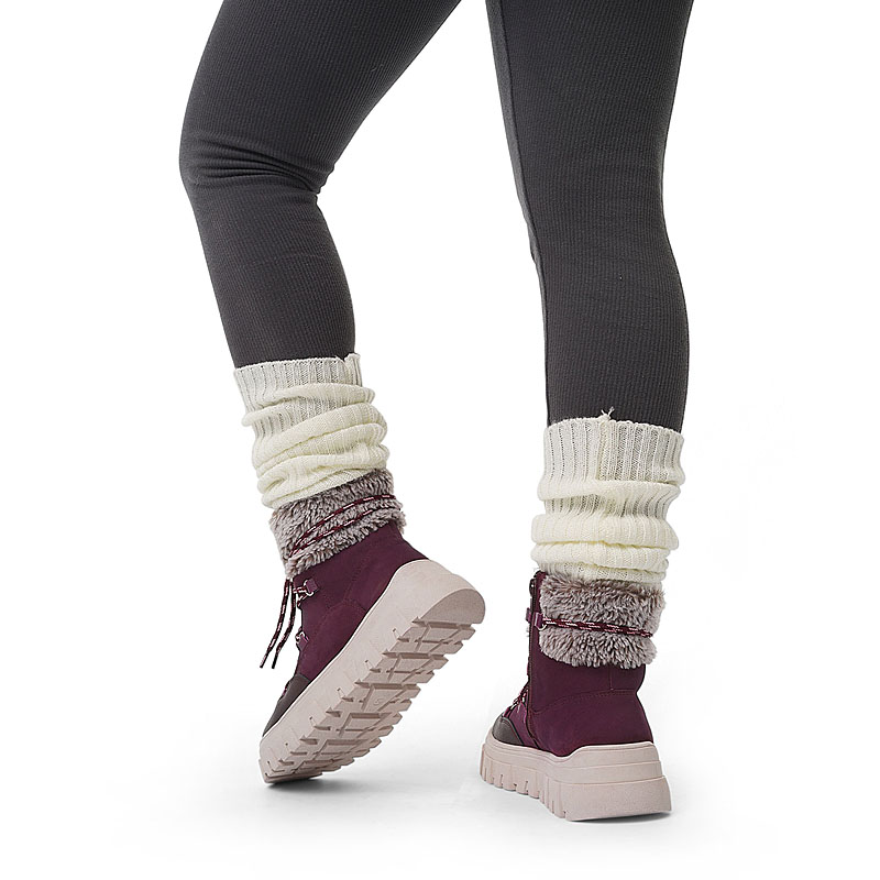 Ботинки, артикул 2438, цвет фиолетовый купить в интернет-магазине Shoeslel с доставкой по России