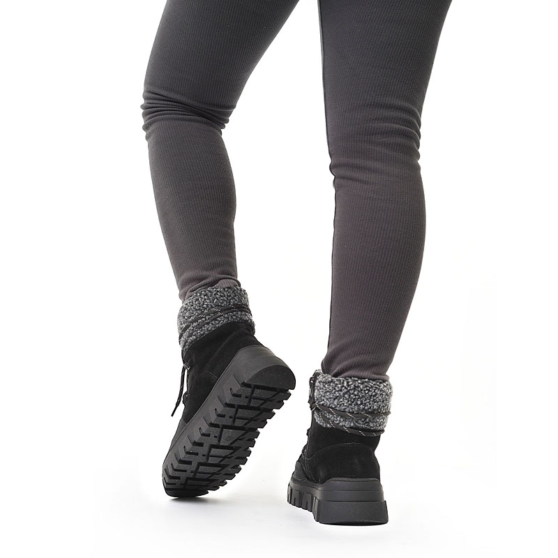 Ботинки, артикул 2438, цвет черный купить в интернет-магазине Shoeslel с доставкой по России