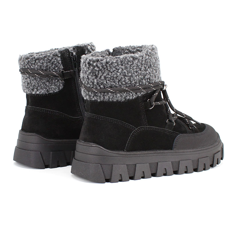 Ботинки, артикул 2438, цвет черный купить в интернет-магазине Shoeslel с доставкой по России