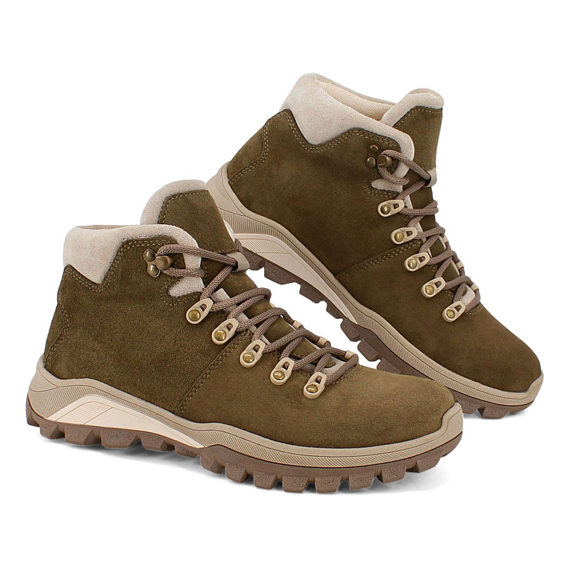 Ботинки, артикул 2442, цвет хаки купить в интернет-магазине Shoeslel с доставкой по России