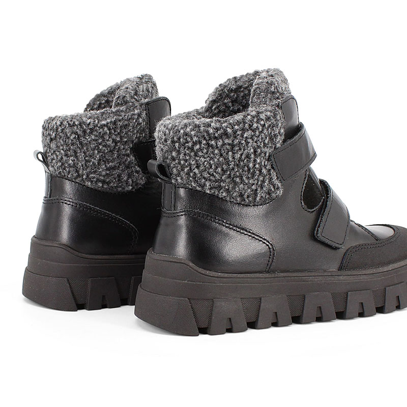 Ботинки, артикул 2452, цвет черный купить в интернет-магазине Shoeslel с доставкой по России