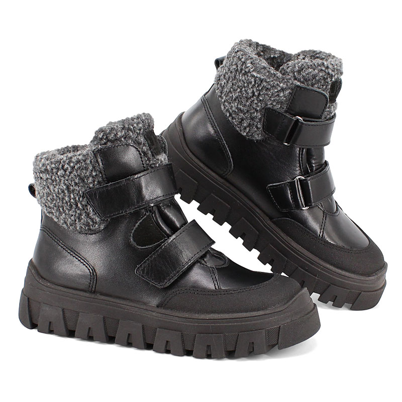 Ботинки, артикул 2452, цвет черный купить в интернет-магазине Shoeslel с доставкой по России