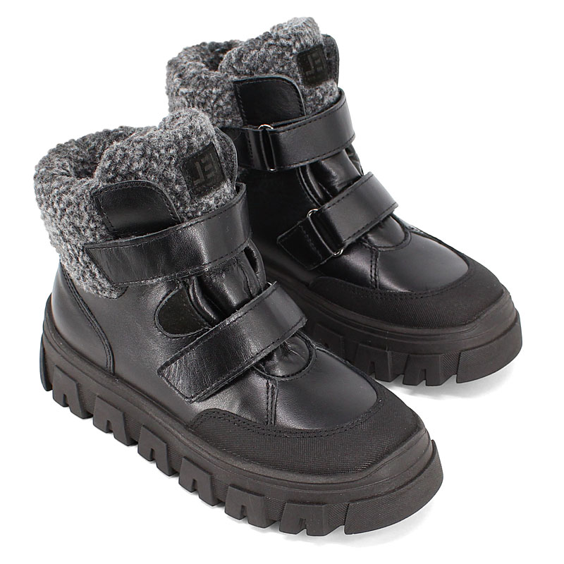 Ботинки, артикул 2452, цвет черный купить в интернет-магазине Shoeslel с доставкой по России