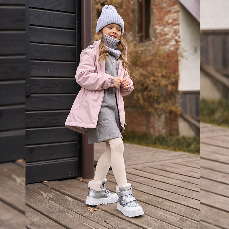 Ботинки, артикул 2452, цвет серебряный купить в интернет-магазине Shoeslel с доставкой по России