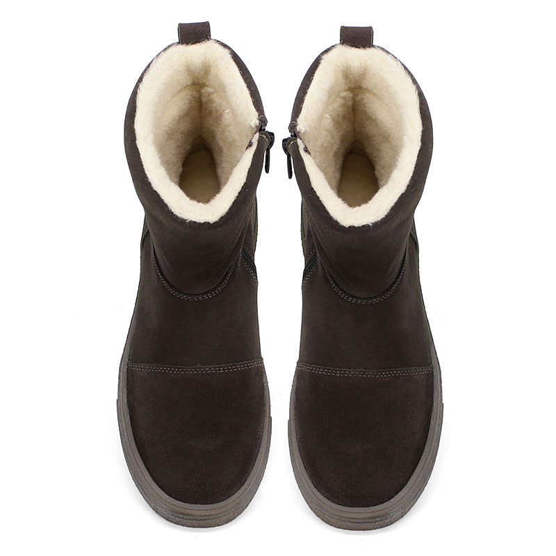 Полусапоги, артикул 2454, цвет темно-серый купить в интернет-магазине Shoeslel с доставкой по России