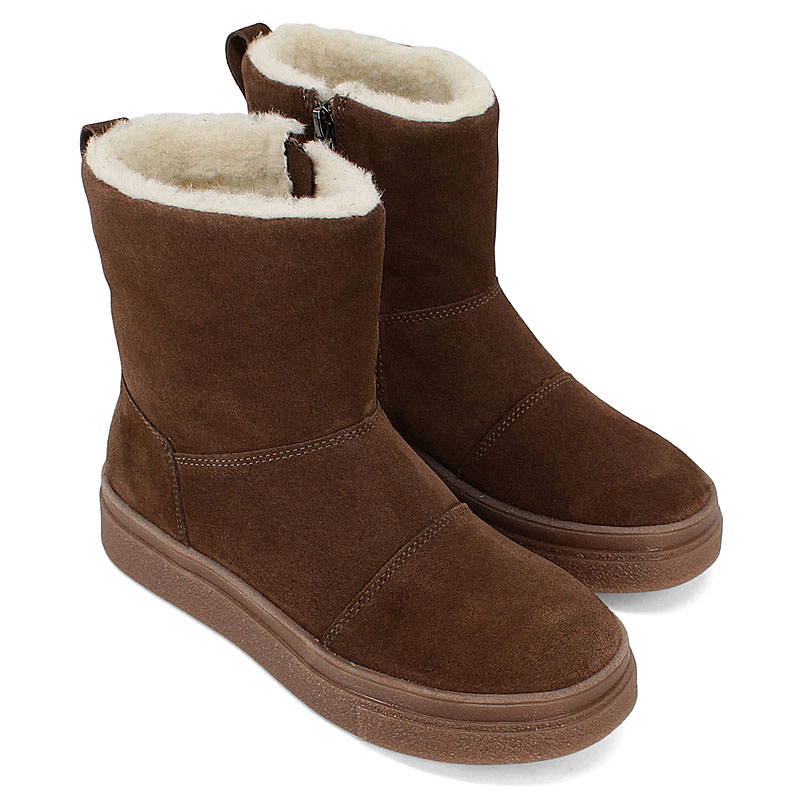 Полусапоги, артикул 2454, цвет коричневый купить в интернет-магазине Shoeslel с доставкой по России