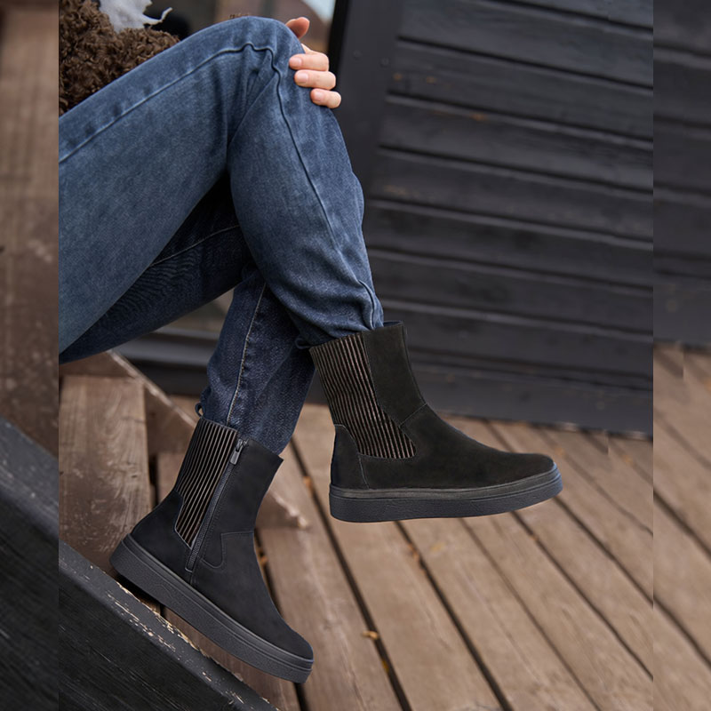 Сапоги, артикул 2472, цвет черный купить в интернет-магазине Shoeslel с доставкой по России