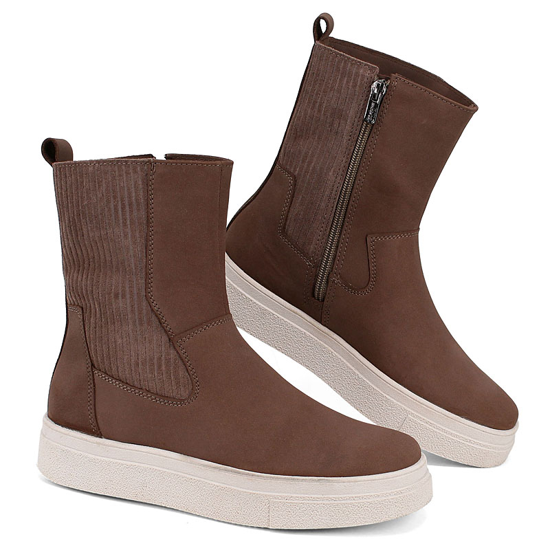 Сапоги, артикул 2472, цвет капучино купить в интернет-магазине Shoeslel с доставкой по России