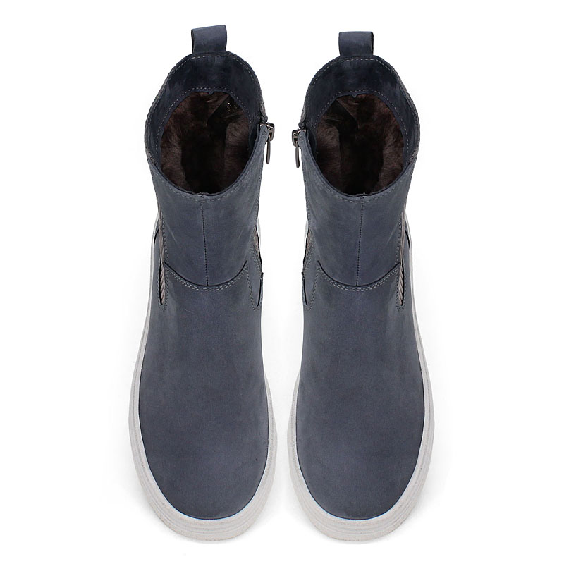 Сапоги, артикул 2472, цвет серо-голубой купить в интернет-магазине Shoeslel с доставкой по России