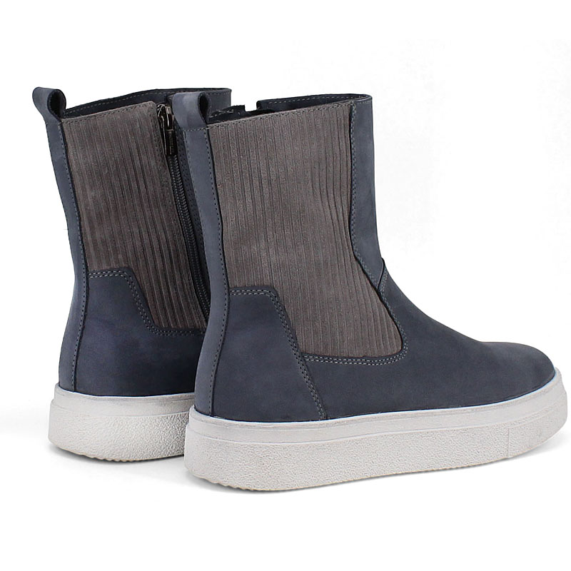 Сапоги, артикул 2472, цвет серо-голубой купить в интернет-магазине Shoeslel с доставкой по России