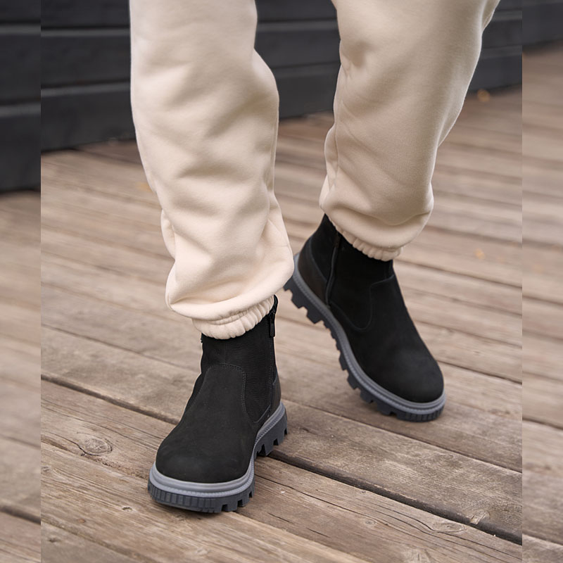 Ботинки, артикул 2473, цвет черный купить в интернет-магазине Shoeslel с доставкой по России