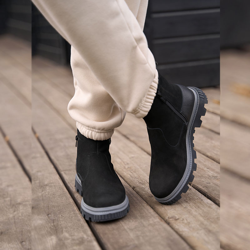 Ботинки, артикул 2473, цвет черный купить в интернет-магазине Shoeslel с доставкой по России