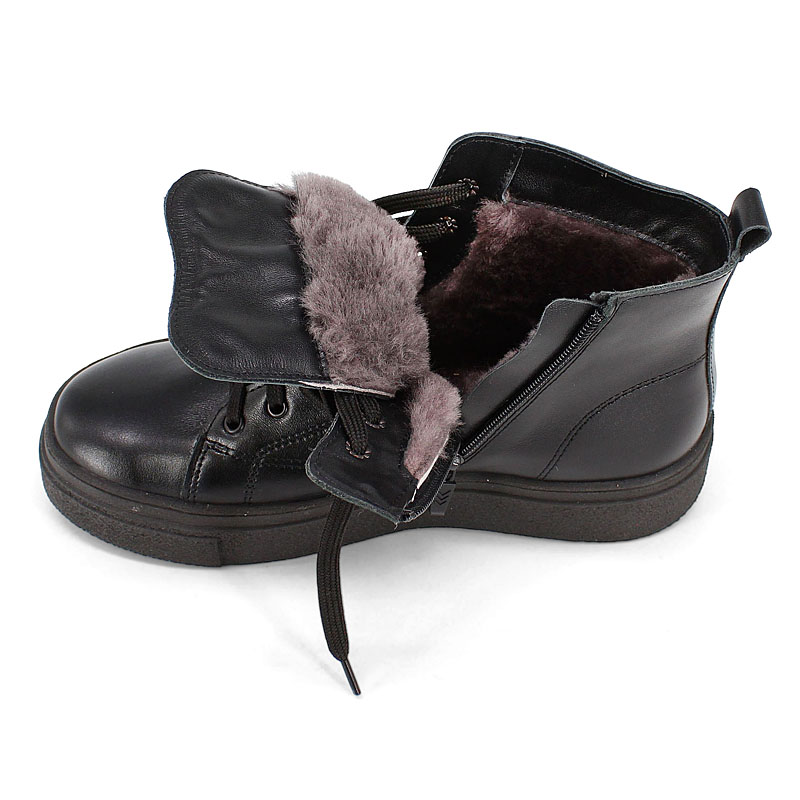 Ботинки, артикул 2474, цвет черный купить в интернет-магазине Shoeslel с доставкой по России