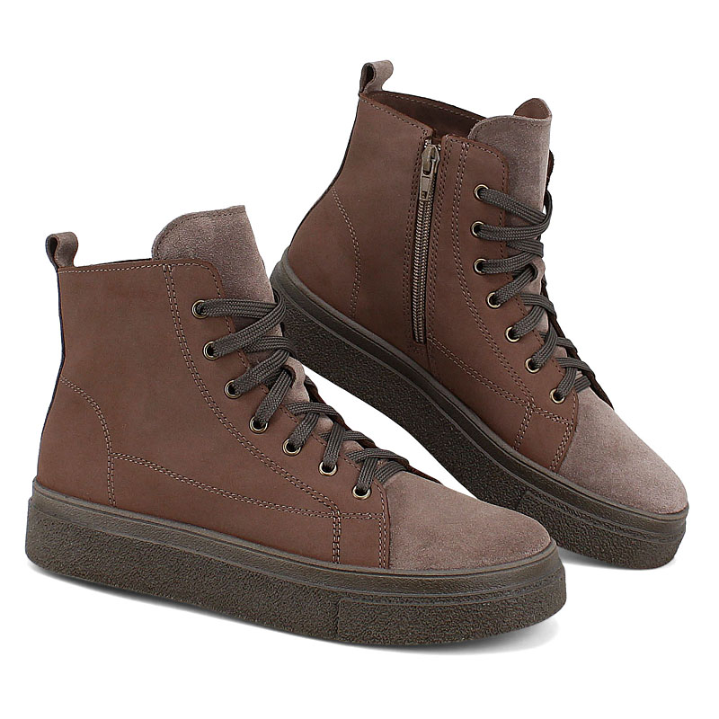 Ботинки, артикул 2474, цвет капучино купить в интернет-магазине Shoeslel с доставкой по России