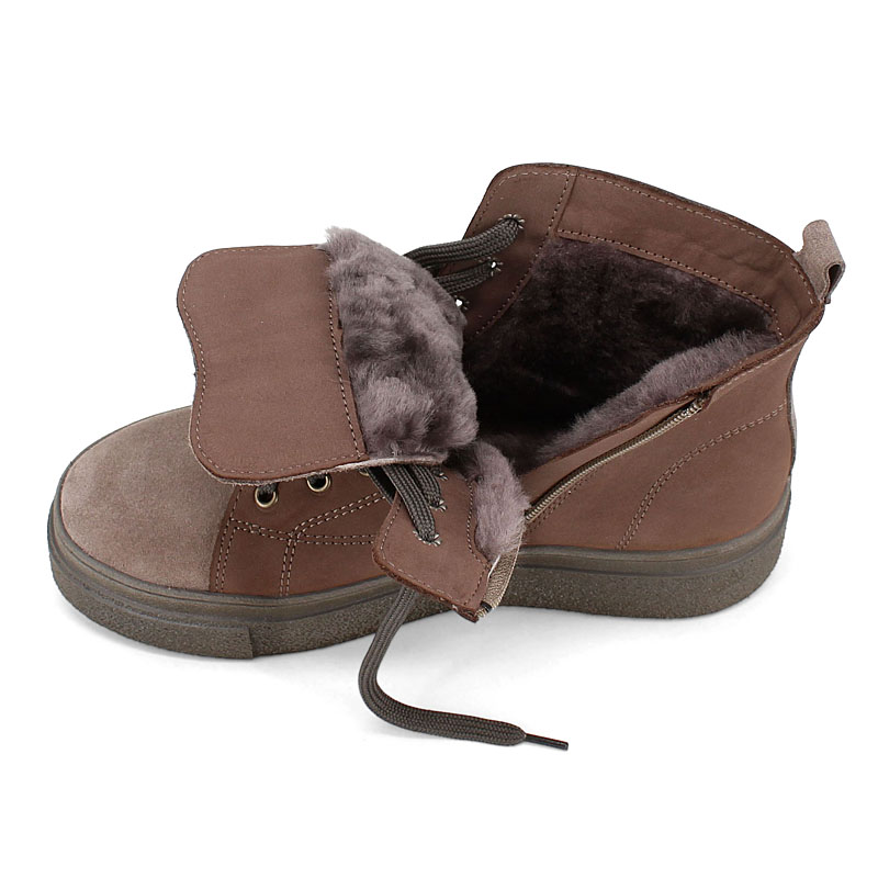 Ботинки, артикул 2474, цвет капучино купить в интернет-магазине Shoeslel с доставкой по России