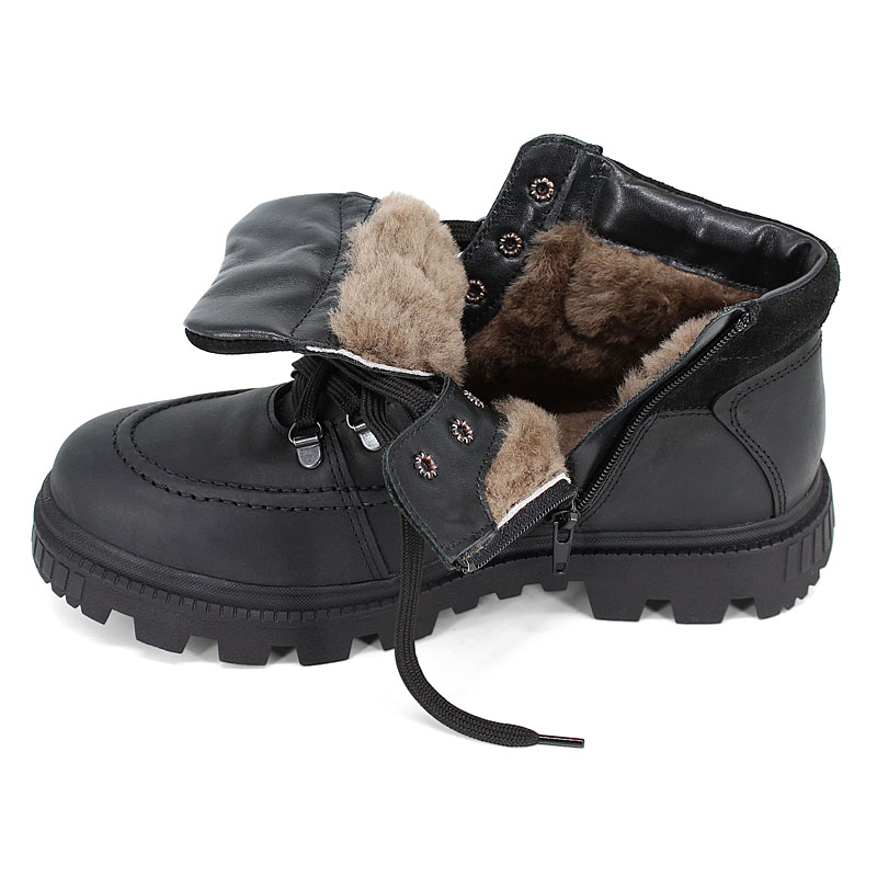 Ботинки, артикул 2476, цвет черный купить в интернет-магазине Shoeslel с доставкой по России