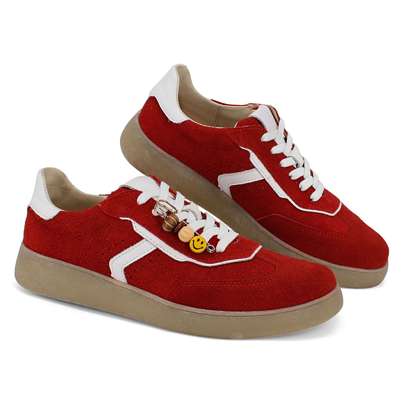 Полуботинки, артикул 2536, цвет красный купить в интернет-магазине Shoeslel с доставкой по России