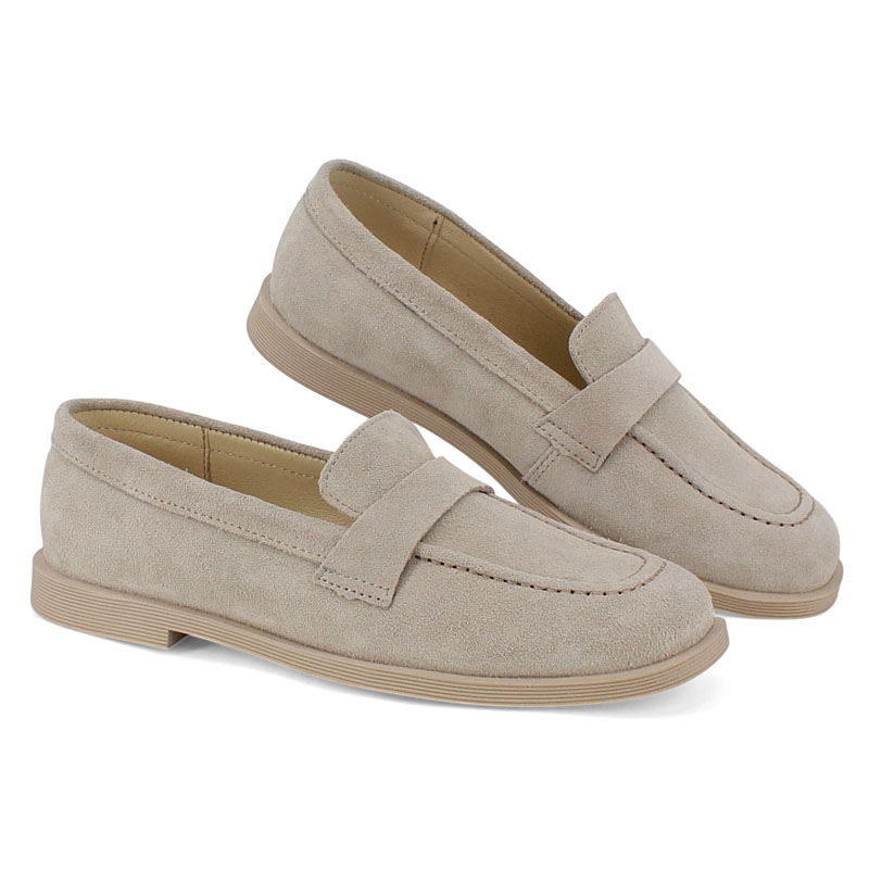 Туфли закрытые, артикул 2537, цвет бежевый купить в интернет-магазине Shoeslel с доставкой по России