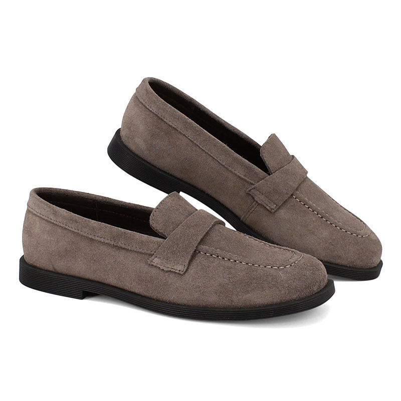 Туфли закрытые, артикул 2537, цвет серый купить в интернет-магазине Shoeslel с доставкой по России