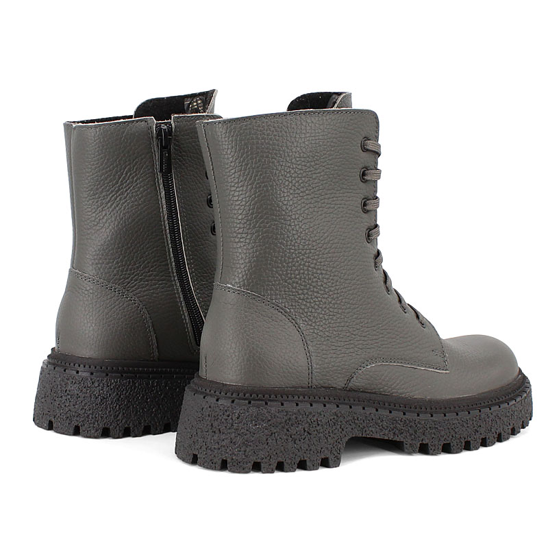 Ботинки, артикул 2552, цвет темно-серый купить в интернет-магазине Shoeslel с доставкой по России