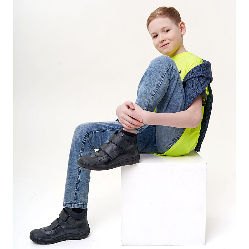 Ботинки байка, артикул 54, цвет черный купить в интернет-магазине Shoeslel с доставкой по России