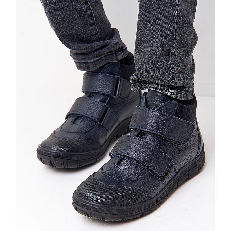 Ботинки байка, артикул 54, цвет синий купить в интернет-магазине Shoeslel с доставкой по России