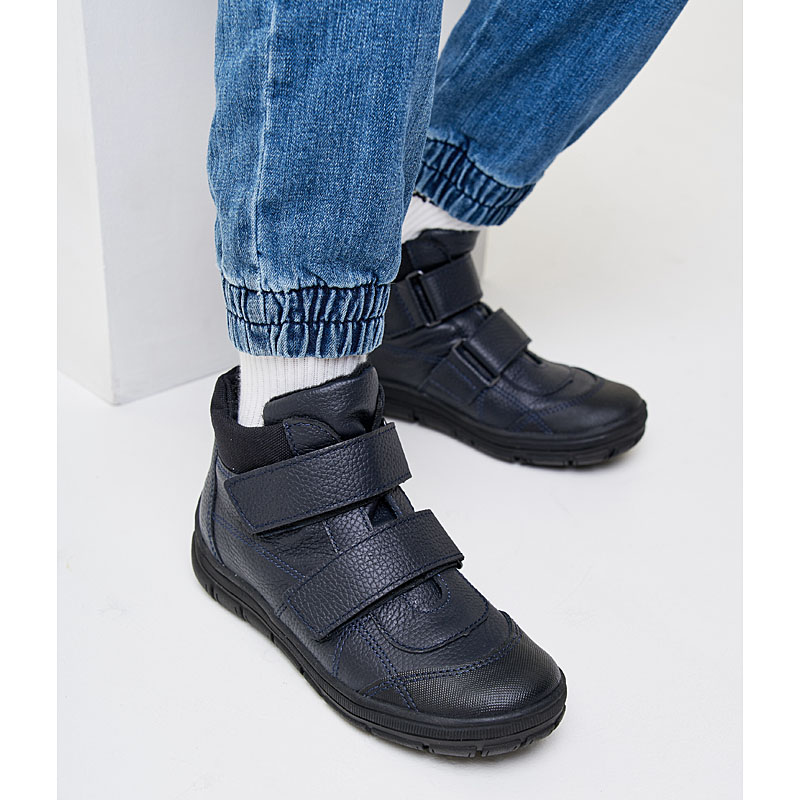 Ботинки байка, артикул 54, цвет синий купить в интернет-магазине Shoeslel с доставкой по России