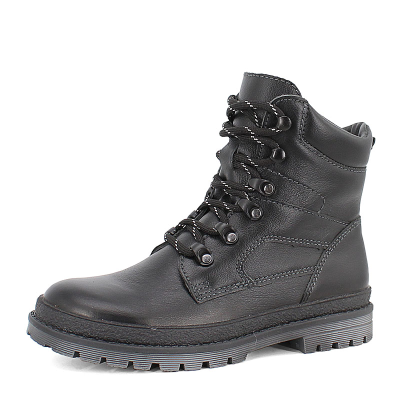 Ботинки нат.мех, артикул 62, цвет черный купить в интернет-магазине Shoeslel с доставкой по России