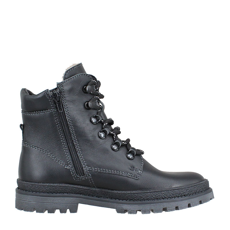 Ботинки нат.мех, артикул 62, цвет черный купить в интернет-магазине Shoeslel с доставкой по России