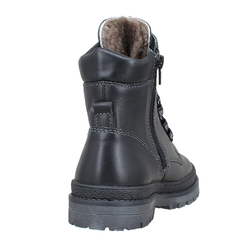 Ботинки нат.мех, артикул 62, цвет черный купить в интернет-магазине Shoeslel с доставкой по России