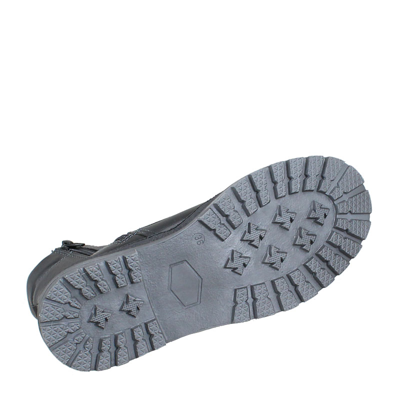 Ботинки нат.мех, артикул 62, цвет черный купить в интернет-магазине Shoeslel с доставкой по России