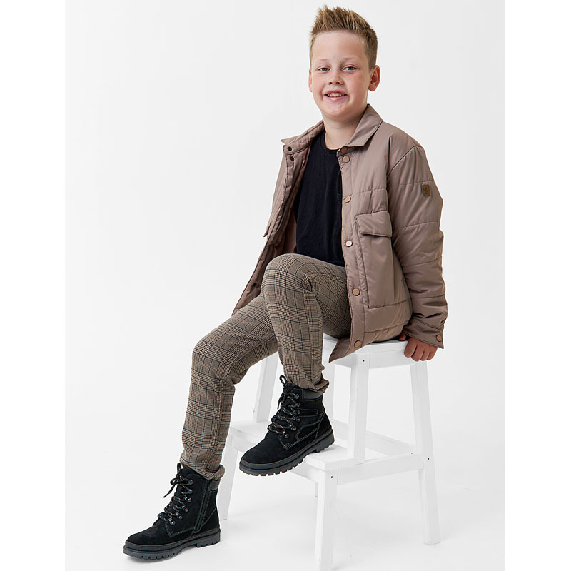 Ботинки нат.мех, артикул 62, цвет нубук, черный купить в интернет-магазине Shoeslel с доставкой по России